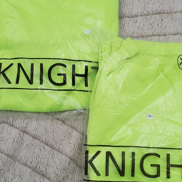 Neon Lime Heavy Blend Fleece SweatSuit - Picture 3 of 3